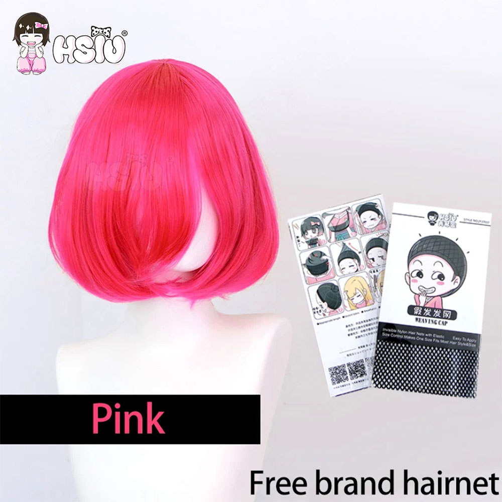 Anime Cosplay Wig - Cosplay-Perücke Synthetische Perücke HSIU Kurze Bob-Perücke