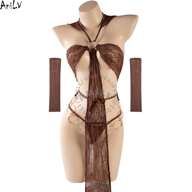 Egypt Cosplay Anime - AniLV Ägyptische Wüstenkönigin Uniform Sexy Dessous