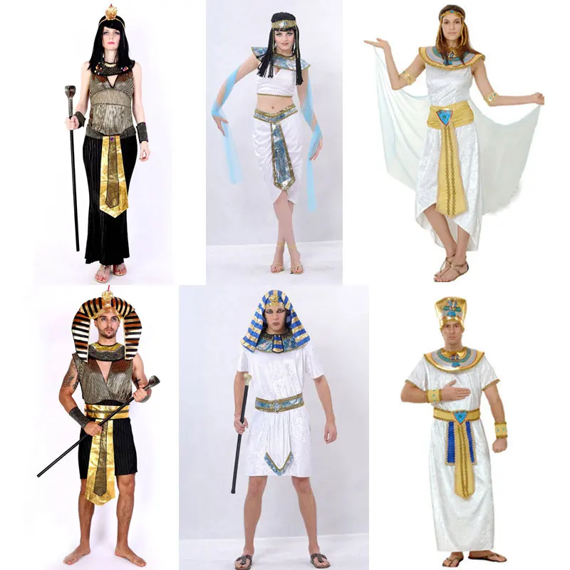 Egypt Cosplay Anime - Halloween-Kostüme, altes Ägypten, ägyptischer Pharao, König,