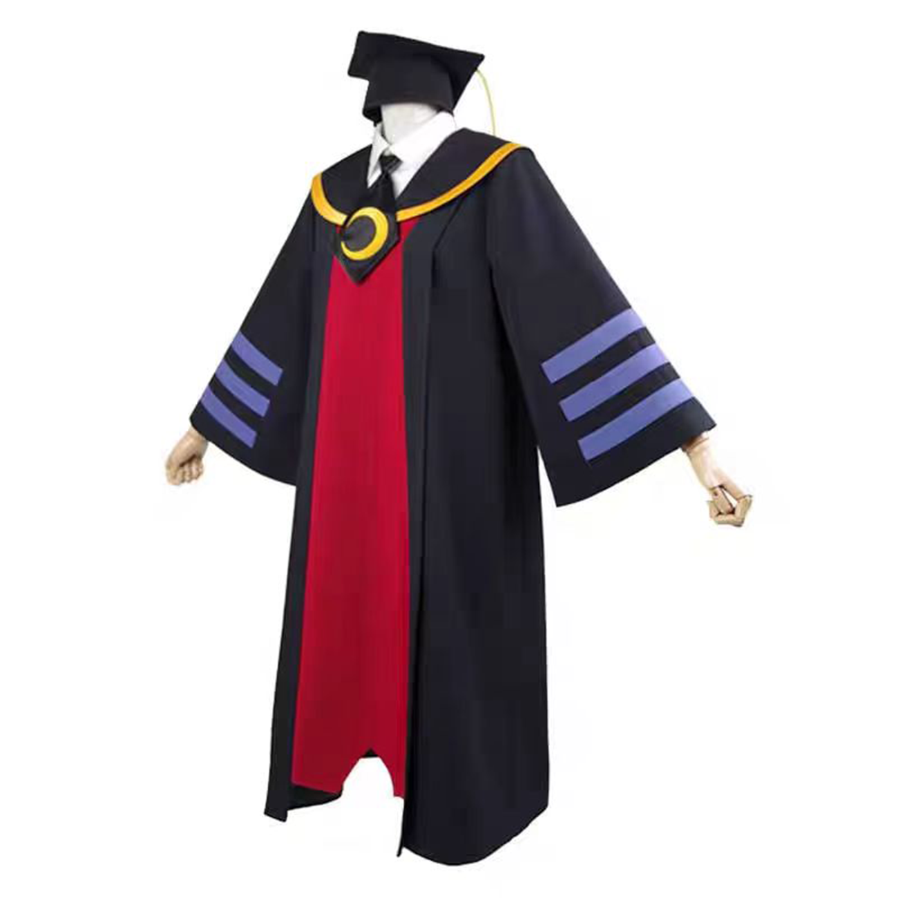 Anime Cosplay Show - Assassination Classroom Koro-sensei Lehrerrobe Cosplay-Set Hut