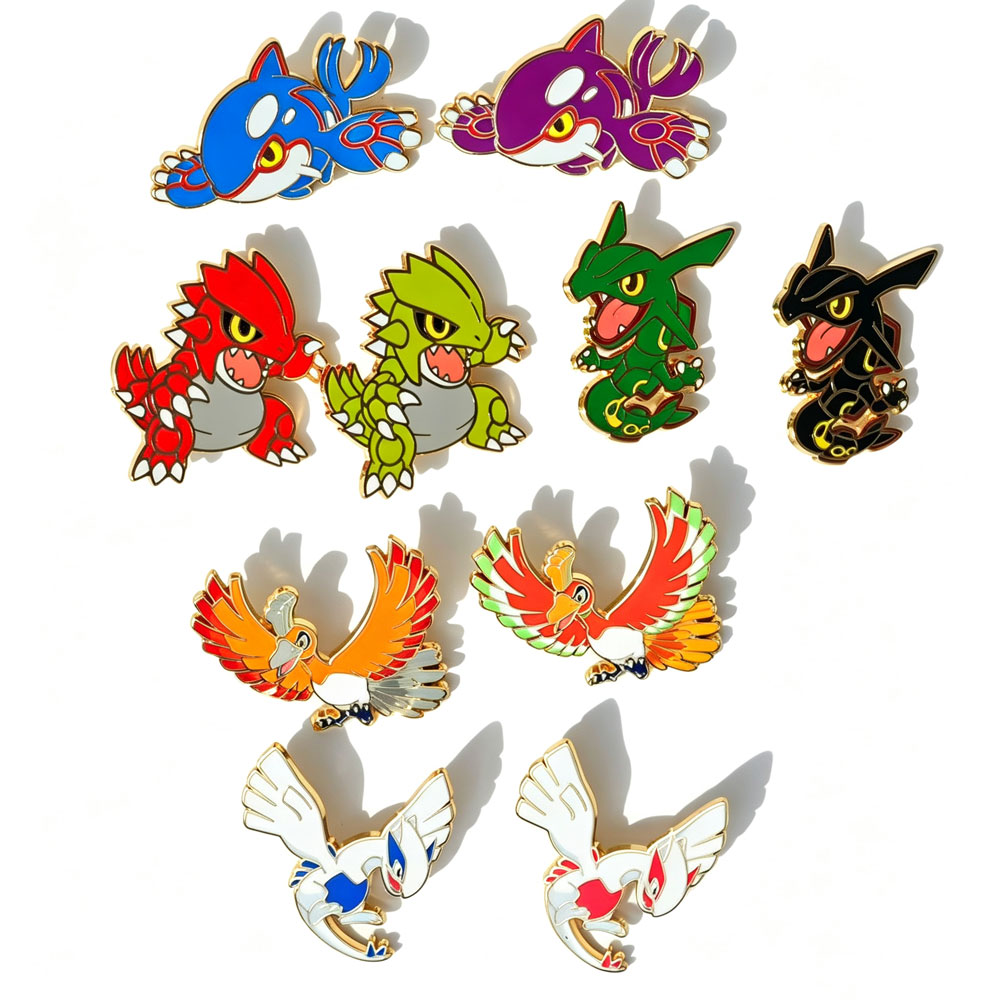 Anime Cosplay Pokemon - Pokemon Emaille-Anstecknadeln, Anime-Abzeichen, Niedliche Anime-Spiele-Broschen, Anstecknadeln