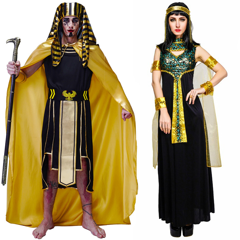 Egypt Cosplay Anime - Halloween Männer Alte Ägyptische Königin Kostüm
