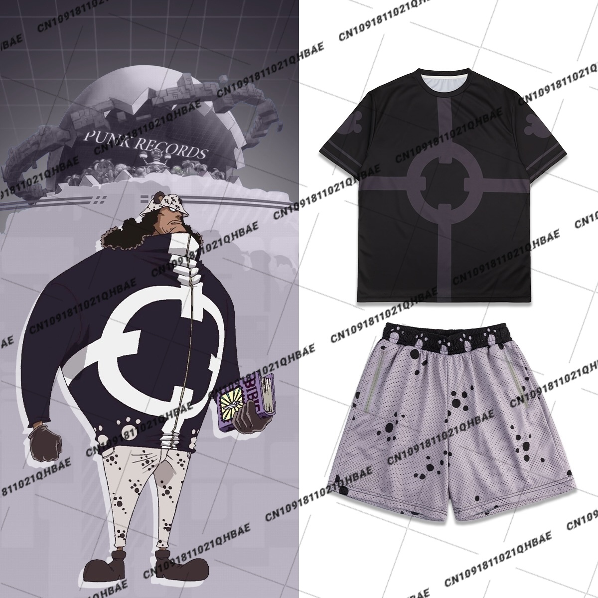 Costume Anime Cosplay - Neues Egghead Island Bartholemew Kuma Anime-Enthusiasten
