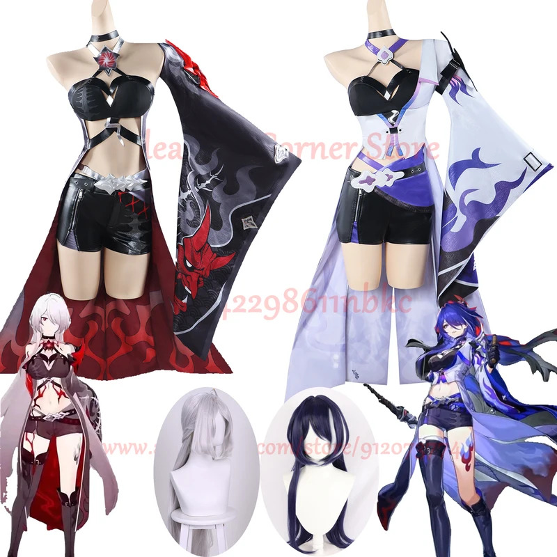Anime Cosplay Waifu - Auf Lager Acheron Cosplay Kostüm Honkai
