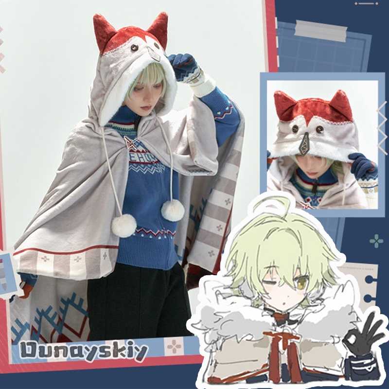 Anime Cosplay Seri - Anime-Spielserie: Genshin Impact Alyosha Cosplay Umhang