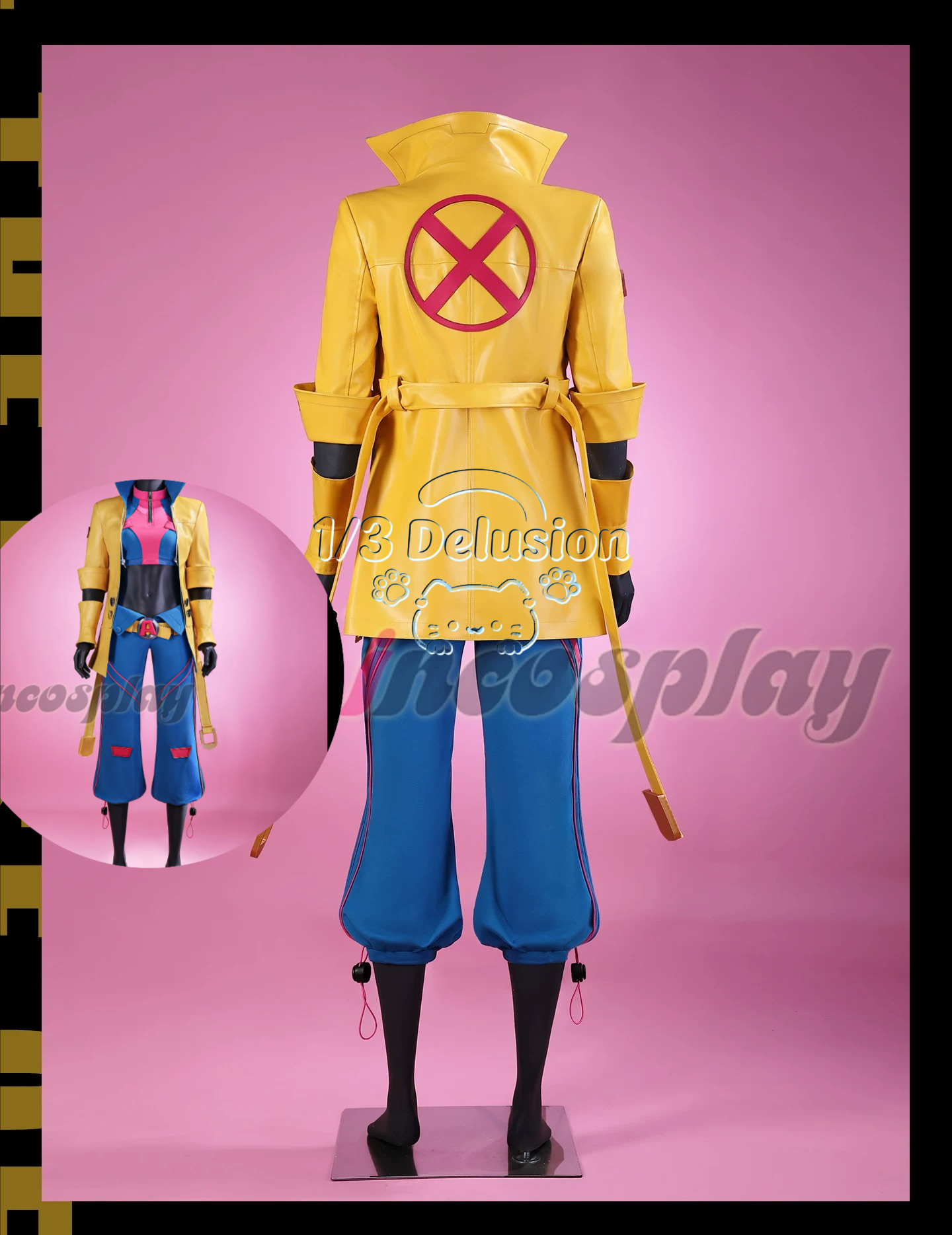 Anime Cosplay Seri - Anime-Spielserie: Jubilee Cosplay-Kostüm für Frauen, Spielcharakter,