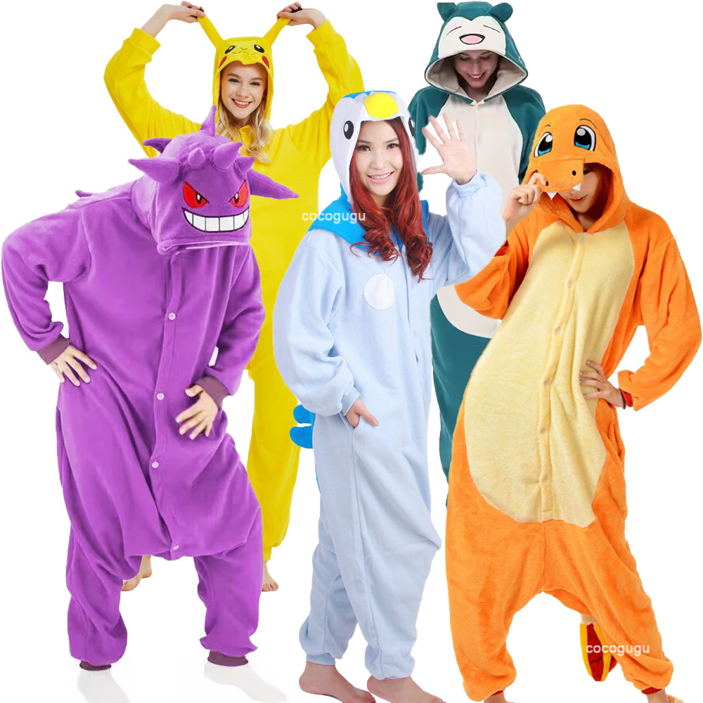 Anime Cosplay Pokemon - Pokemon Cosplay Kostüm Männer Frauen Kigurumis