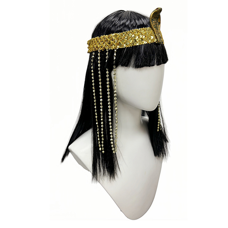 Schwarze Gerade Synthetische P – Egypt Cosplay Anime Bewertung und Preis