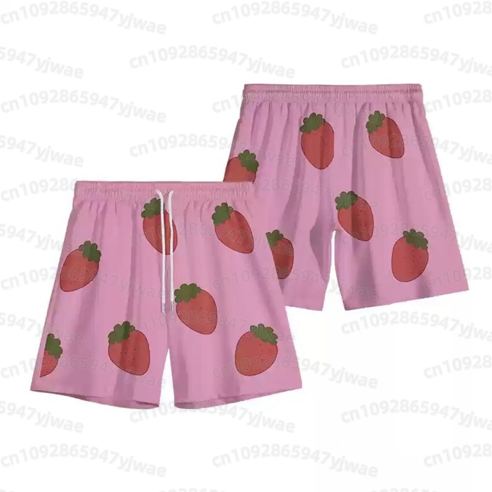 2026 Herren Rosa Erdbeer-Short – Costume Anime Cosplay Bewertung und Preis