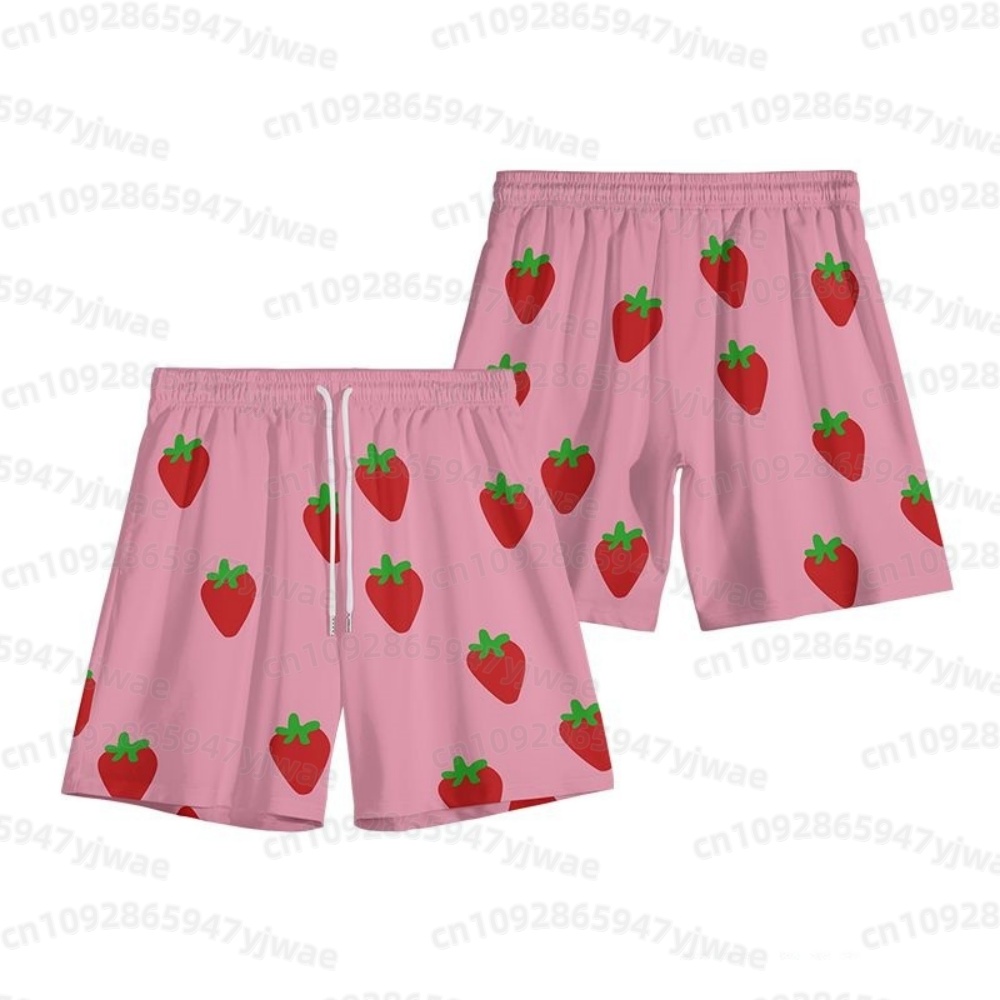 2026 Herren Rosa Erdbeer-Short – Costume Anime Cosplay Bewertung und Preis