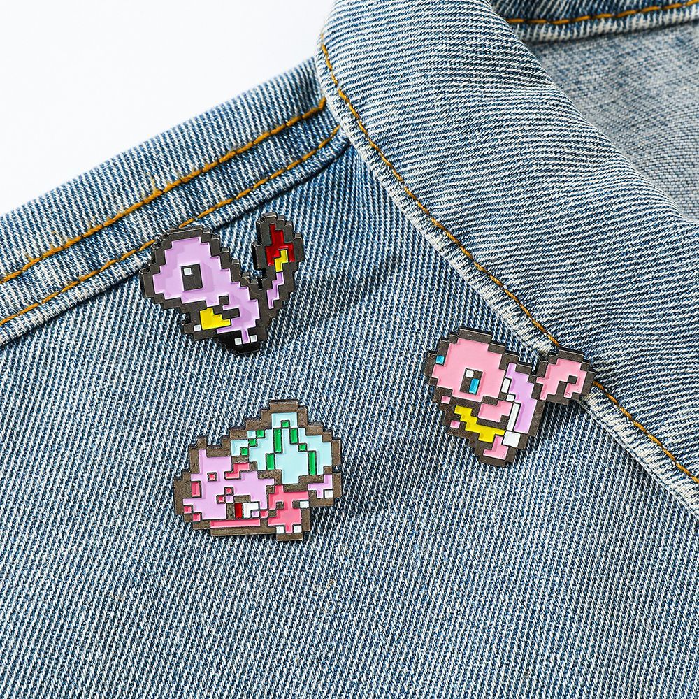 Pixel-Mosaik-Pokémon-Metall-Em – Anime Cosplay Pokemon Bewertung und Preis