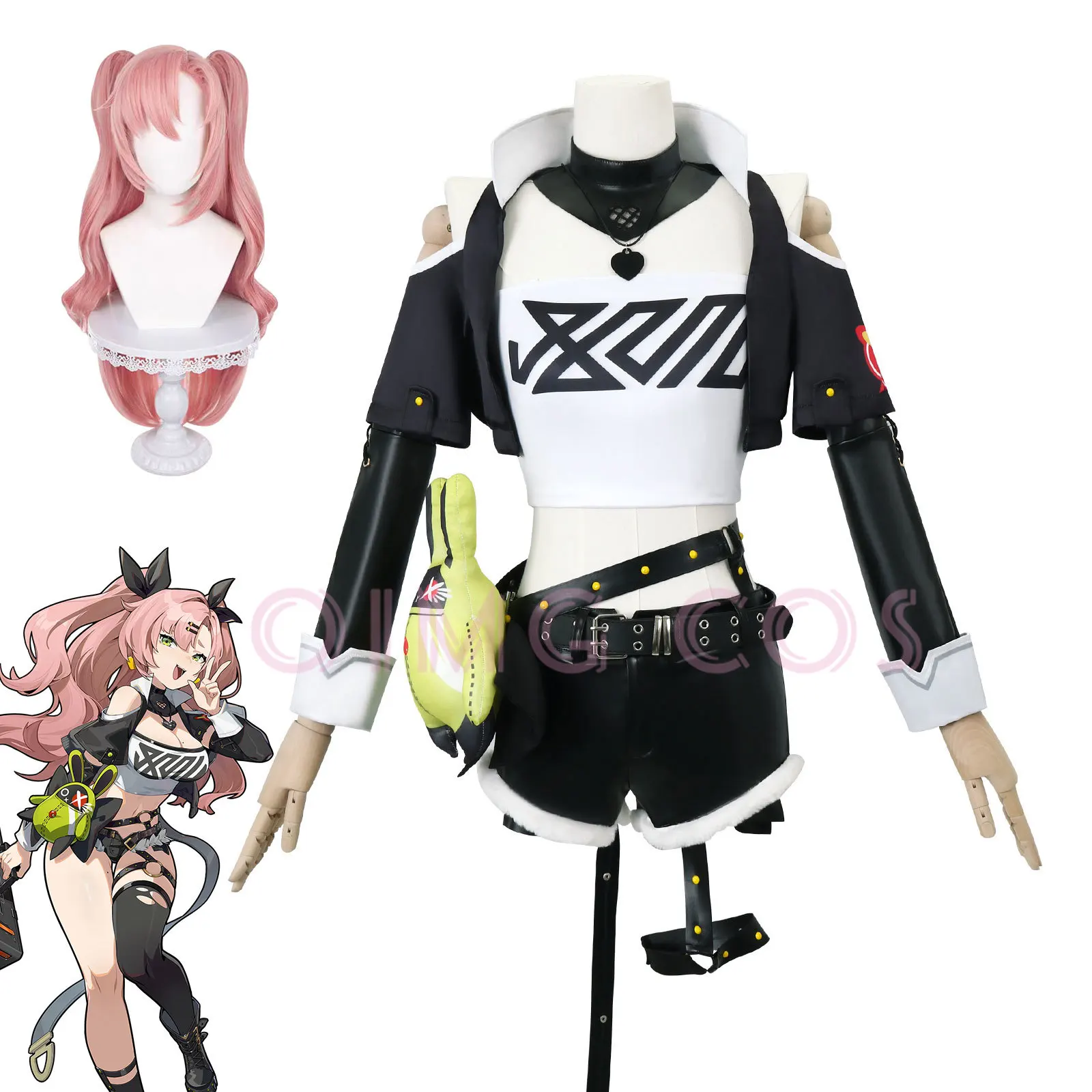 Nicole Demara Zenless Zone Zer – Anime Cosplay Wig Bewertung und Preis
