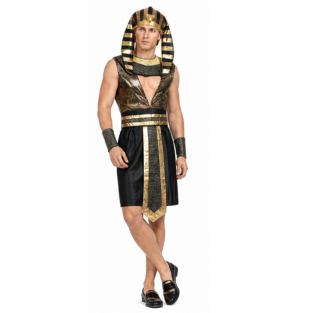Ägyptisches Pharao-Kostüm für  – Egypt Cosplay Anime Bewertung und Preis