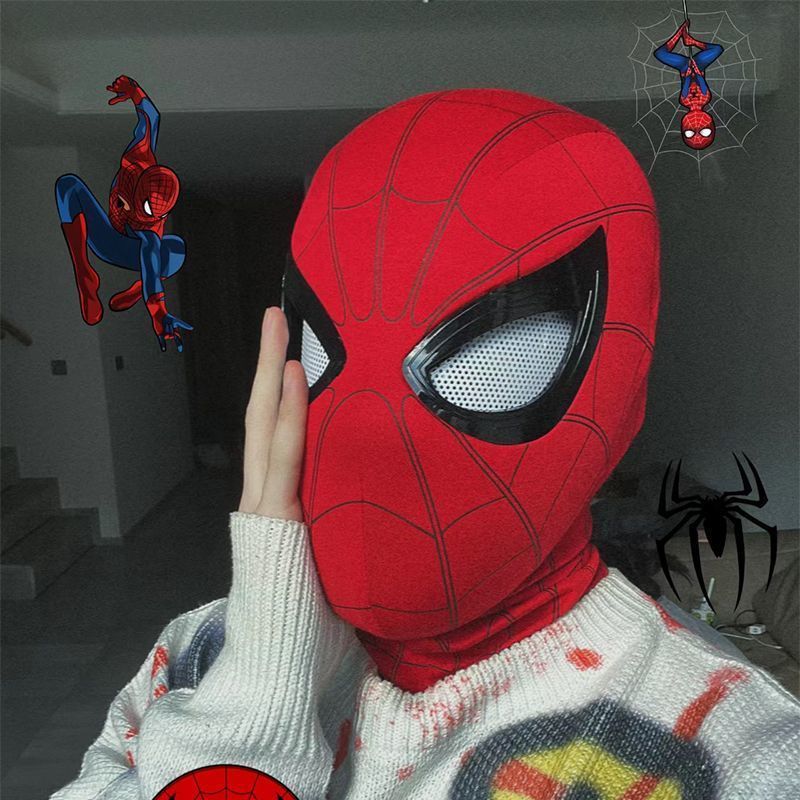 1:1 Spider-Man-Helm-Maske mit  – Anime Cosplay Eyes Bewertung und Preis